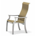 Stacking Patio Dining Armchair Textured Snow S934063