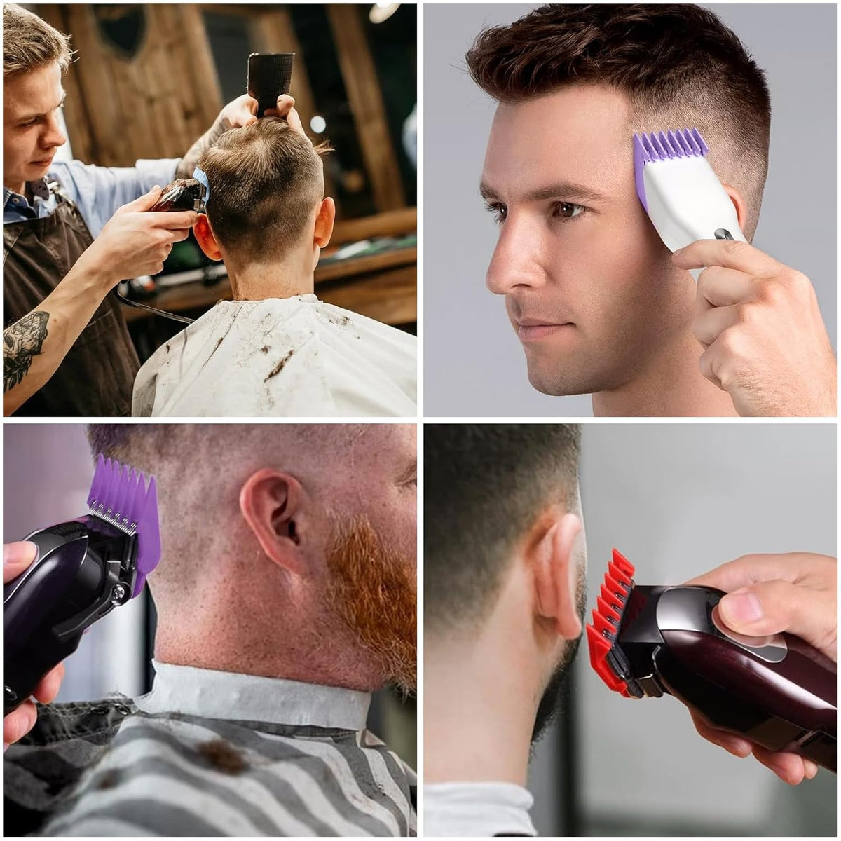 Hair Clipper Guards for Wahl Clippers from 1/8" to 1" J289457