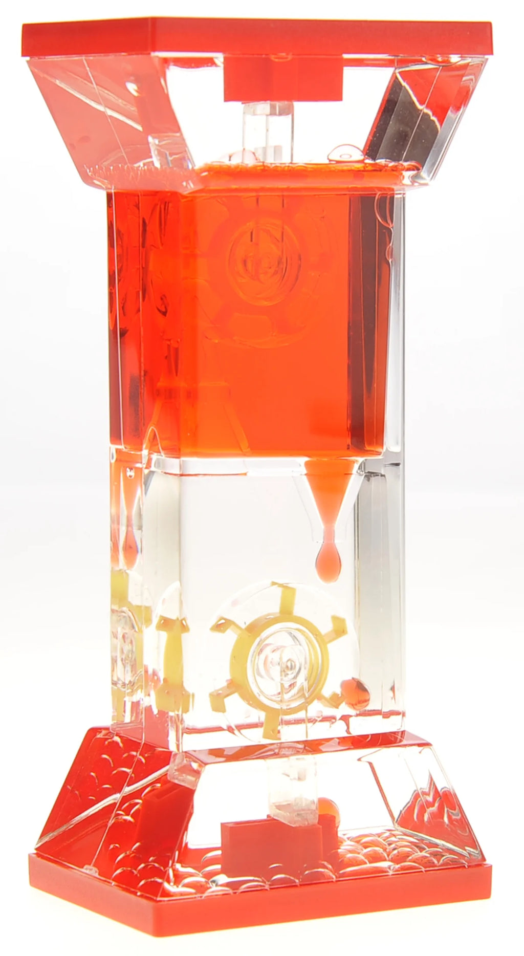 Red Motion Bubbler With Two Wheels D1979