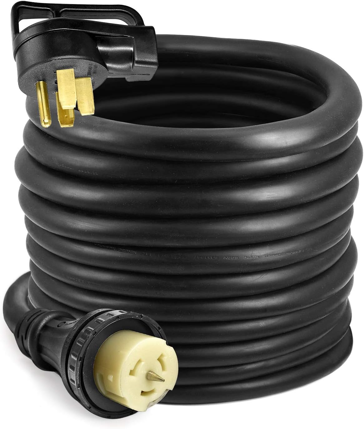 50A 25FT 6-50R Female 6-50P Male Heavy Duty Welder Extension Cord Q8097