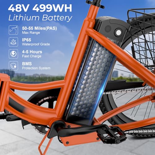 350W Electric Tricycle 24" Folding 3 Wheel Electric Bike with Rear Basket G925