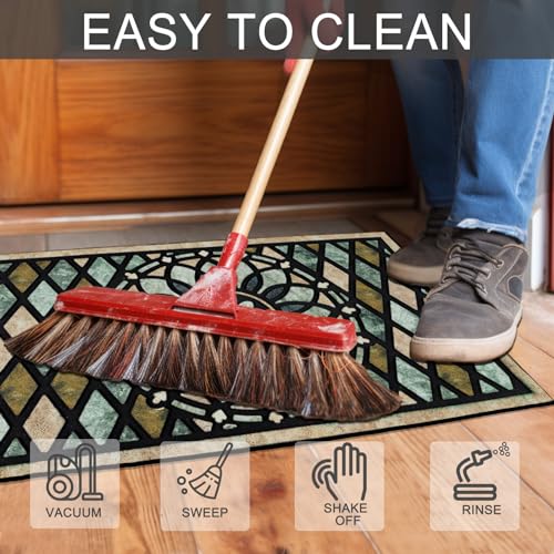 17x 30 Inch Non Slip Rubber Back Door Mat X22014