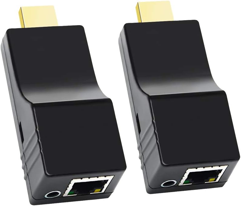 Mini 4K HDMI Extender Over Single CAT5e/CAT6 Cable with IR Remote H89321