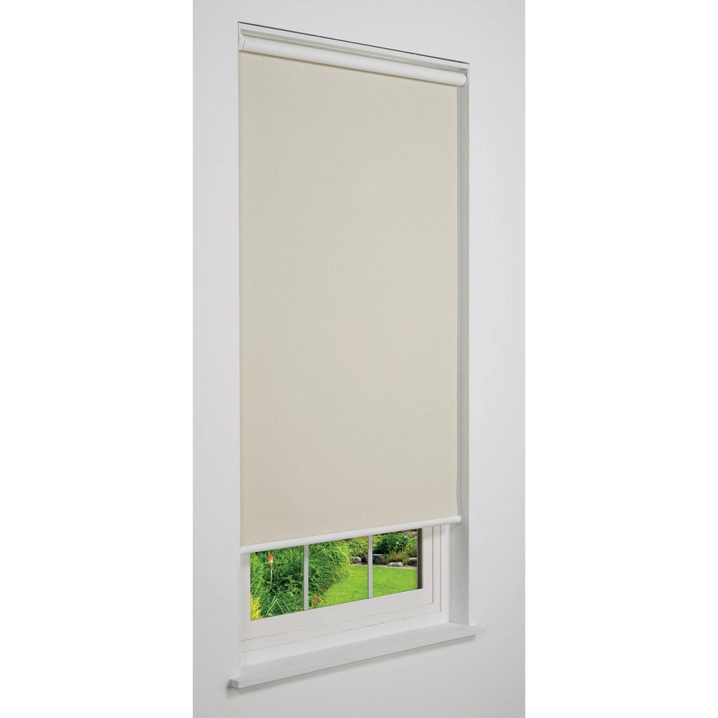 Beige Cordless Blackout Roller Shade 72 W x 78 H Y5052