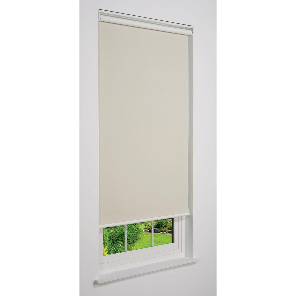 Beige Cordless Blackout Roller Shade 72 W x 78 H Y5052