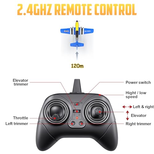 3 Channel RC Plane P-51D Mustang W76010