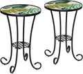 Black Outdoor Accent Table Y680