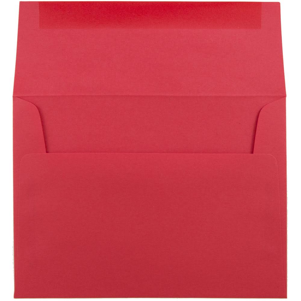 A6 Invitation Envelopes, 4.75 x 6.5, Red Recycled, 1000/Carton J72673
