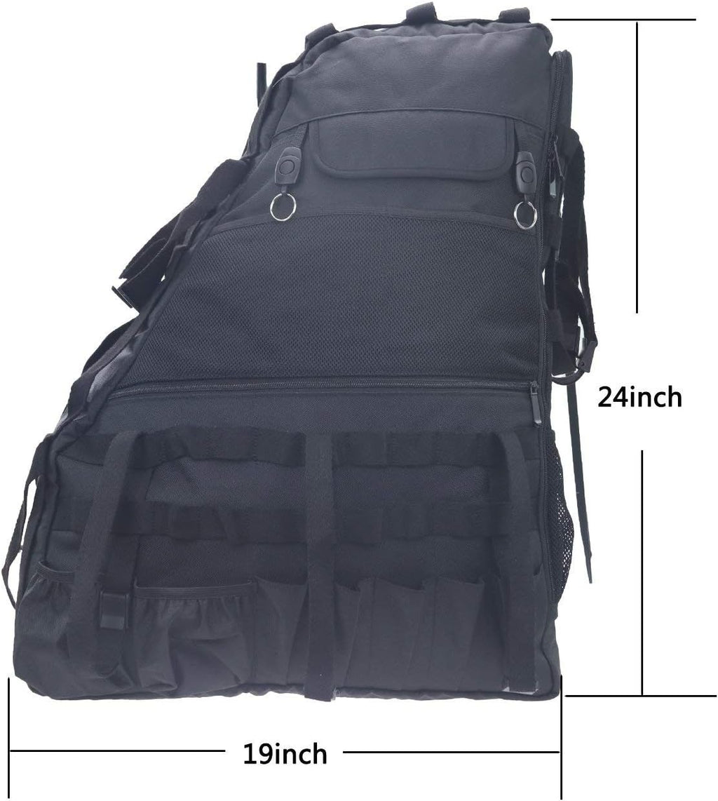 Roll Bar Storage Bag Cargo Cage with Multi-Pockets Organizers Saddlebag Tool Kits Holder Bags (Pack of 2) E75286