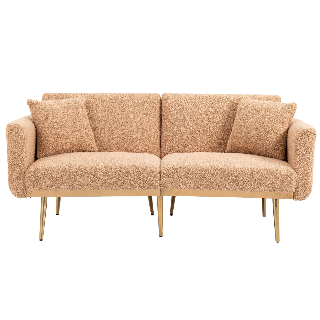 Velvet Sofa with Metal Feet G42889