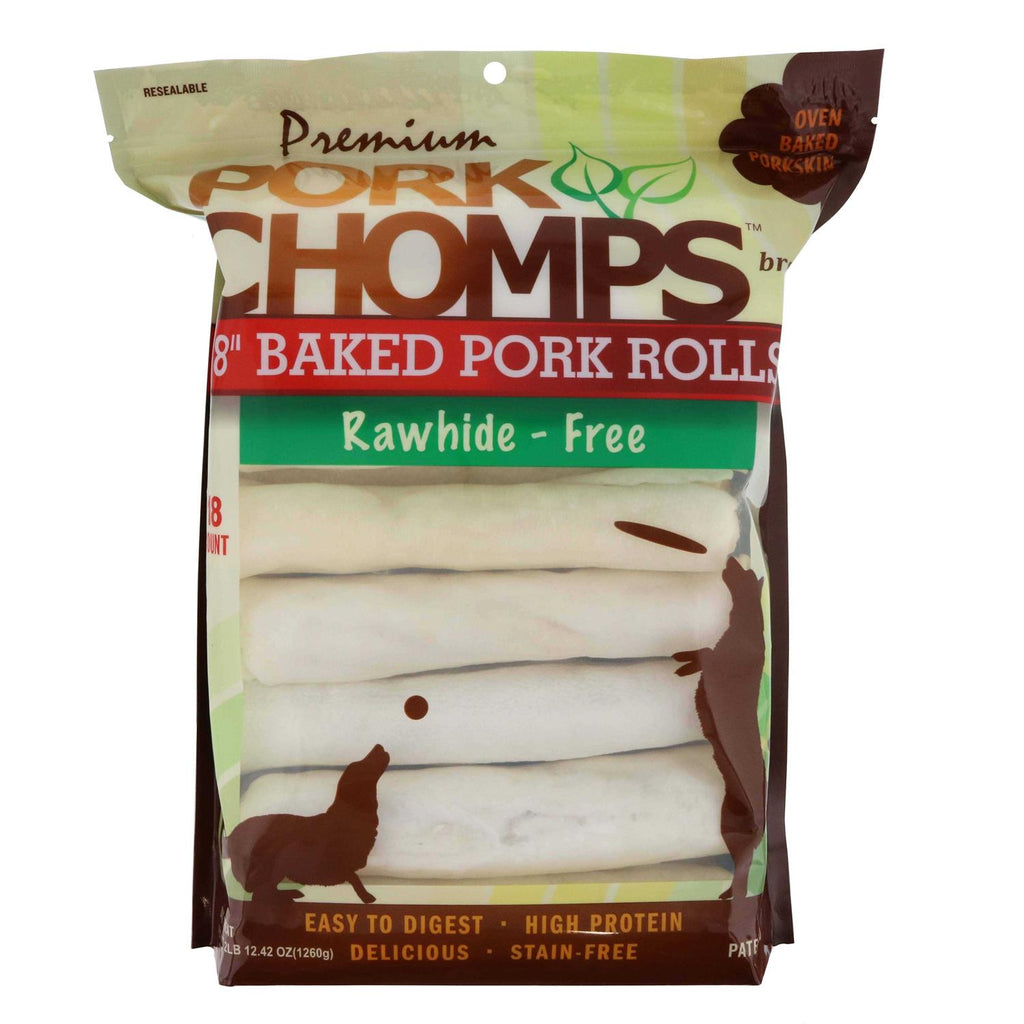 Baked Pork Rolls Dog Treats L683