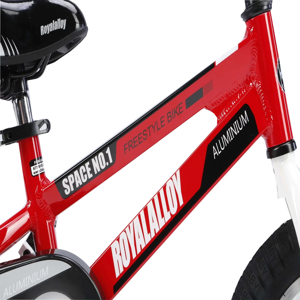 Black Kids Bike with Kickstand & Bottle W13485
