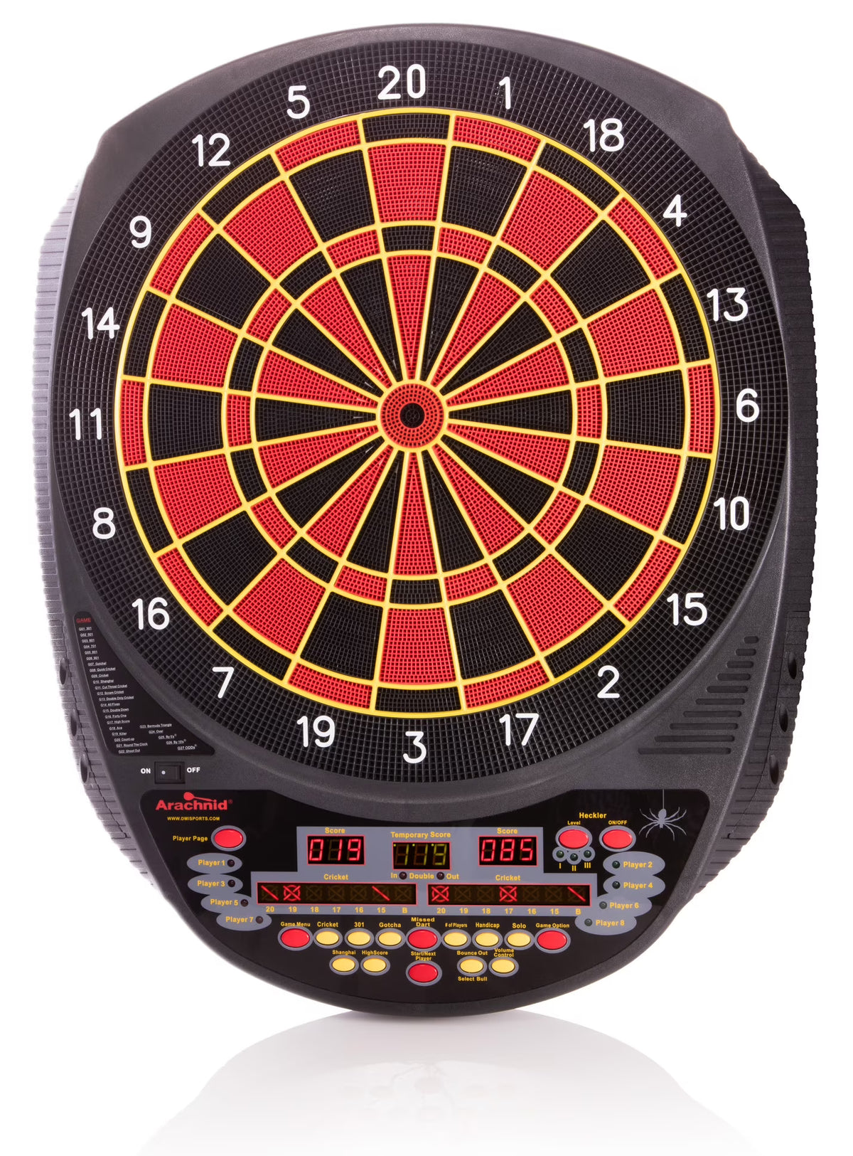 Electronic Dartboard with 27 Games and 123 Variations for 8 Players E8506