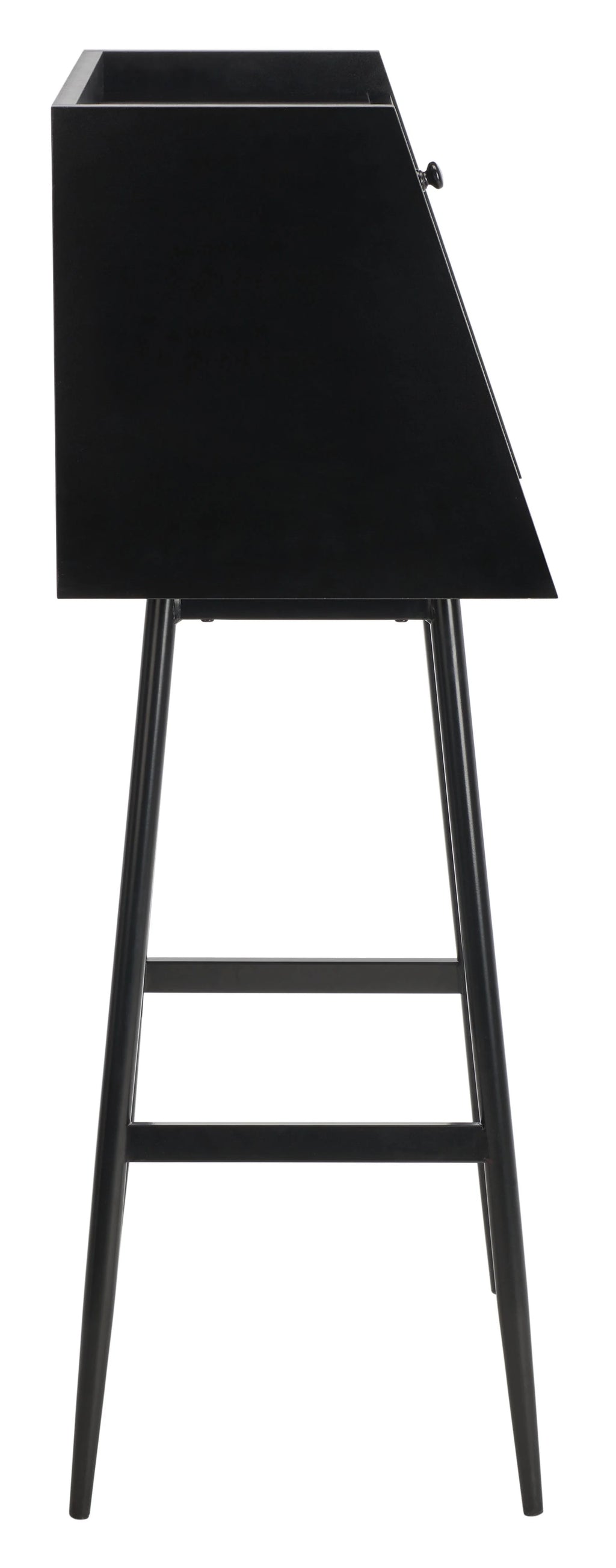 Black Modern Secretary Writing Desk P418907