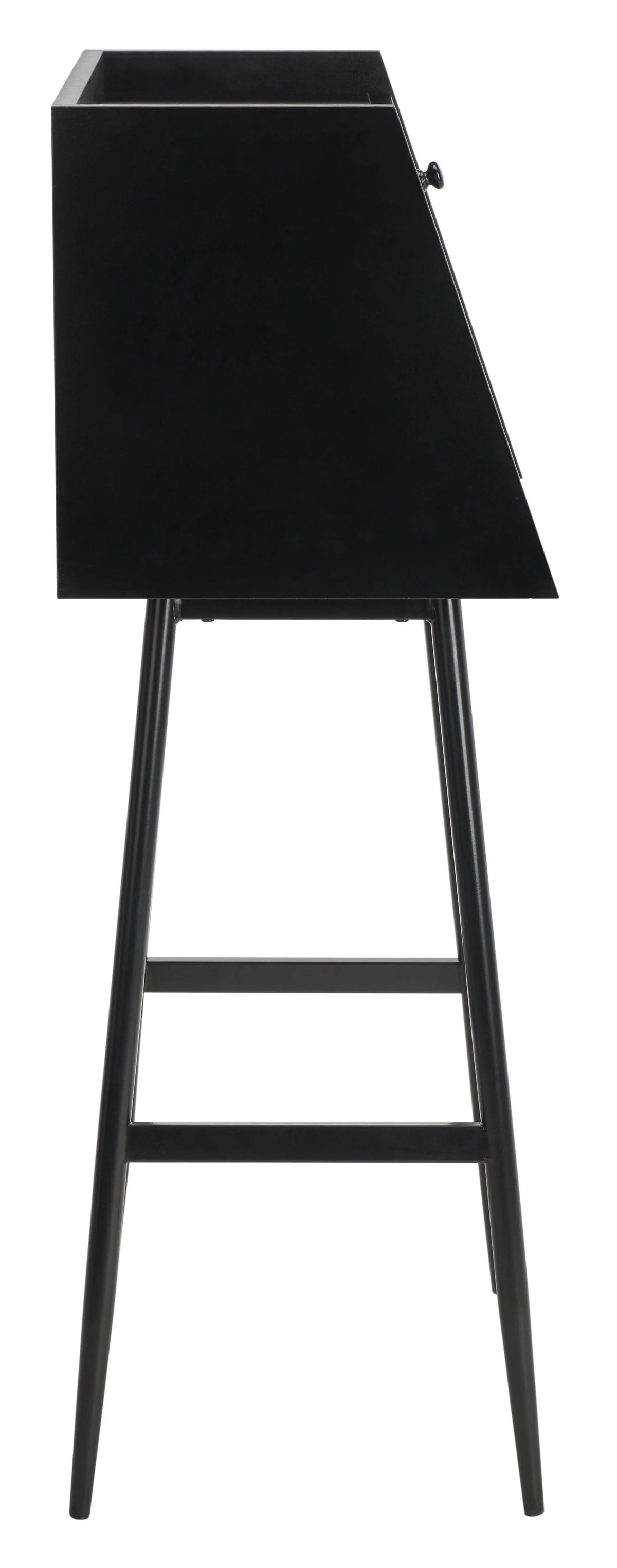 Black Modern Secretary Writing Desk P418907