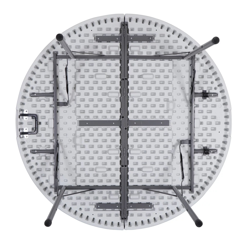 Black Round Foldable Plastic Table P4153