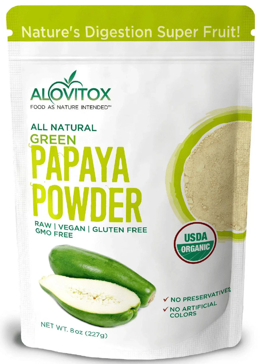 Organic Green Papaya Powder 8oz W5948