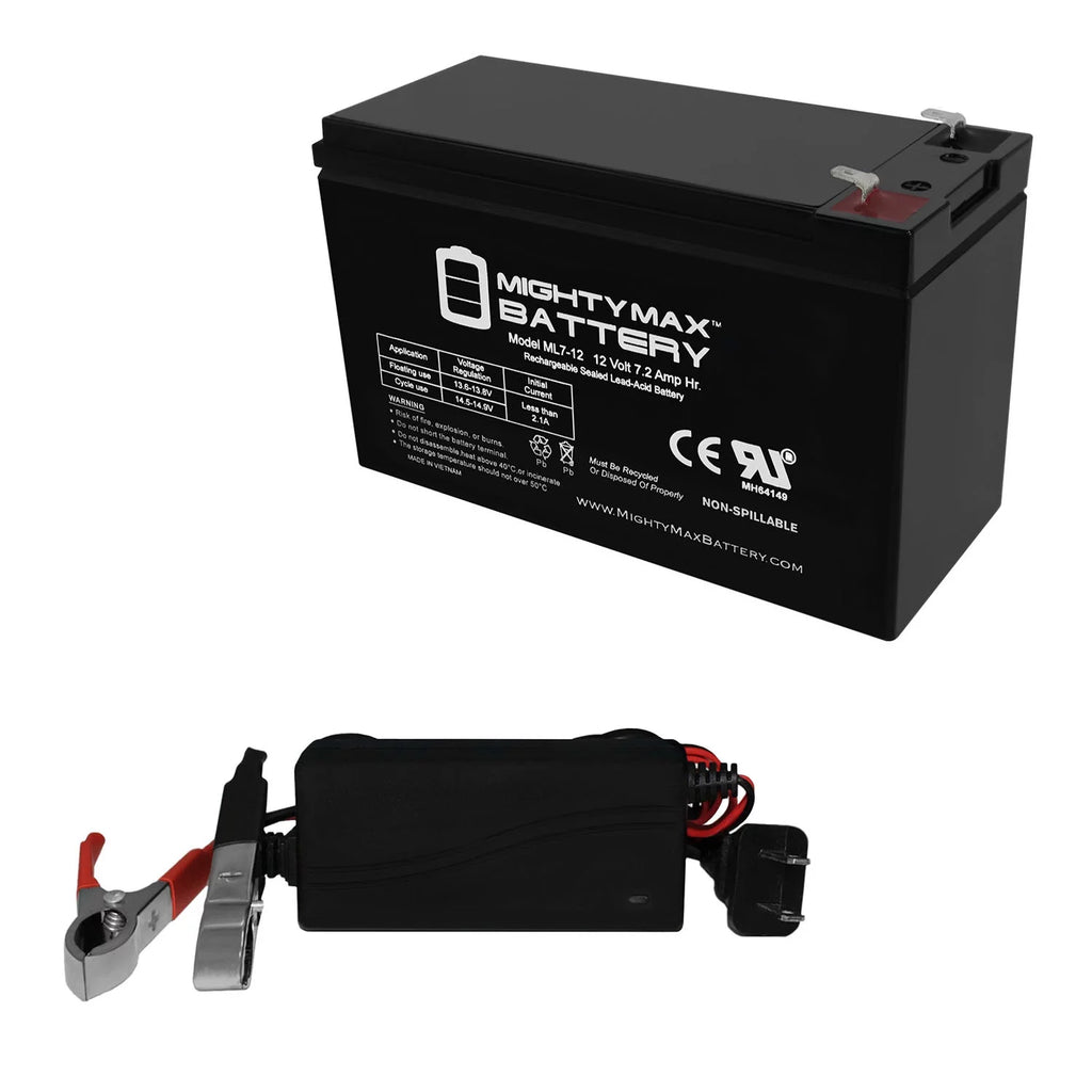 12V 7.2AH Battery Replacement Z148