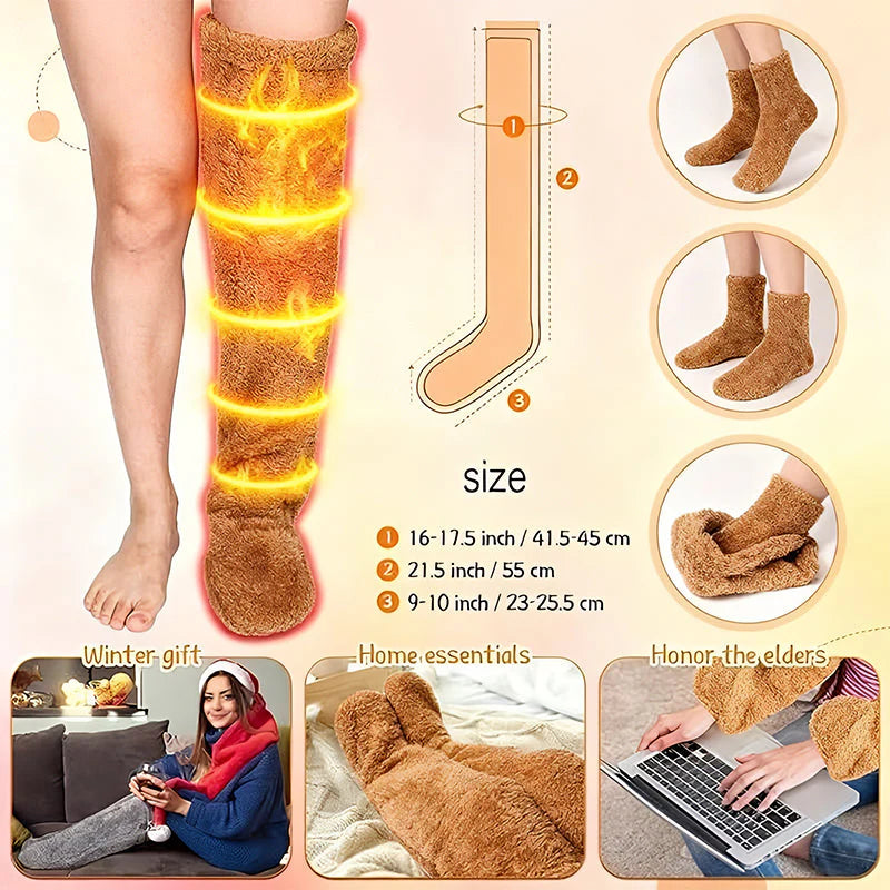 High Fuzzy Long Socks B270