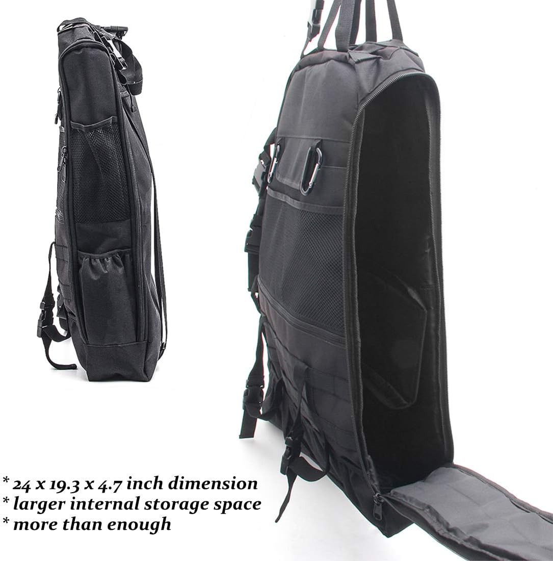 Roll Bar Storage Bag Multi-Pockets Saddle Bag Organizer W73783