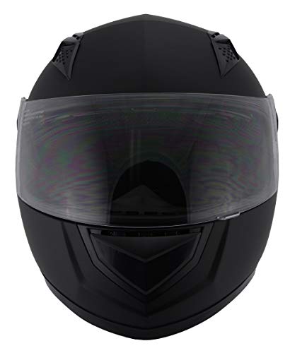 Matte Black Full Face Helmet T1357