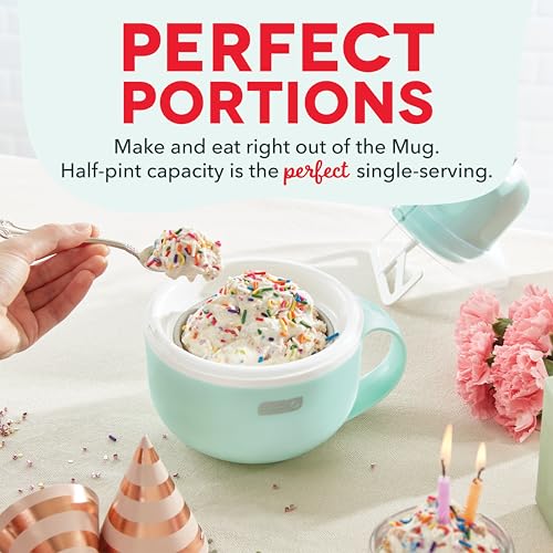 Aqua Ice Cream Maker Machine with 2 Bowls D7753