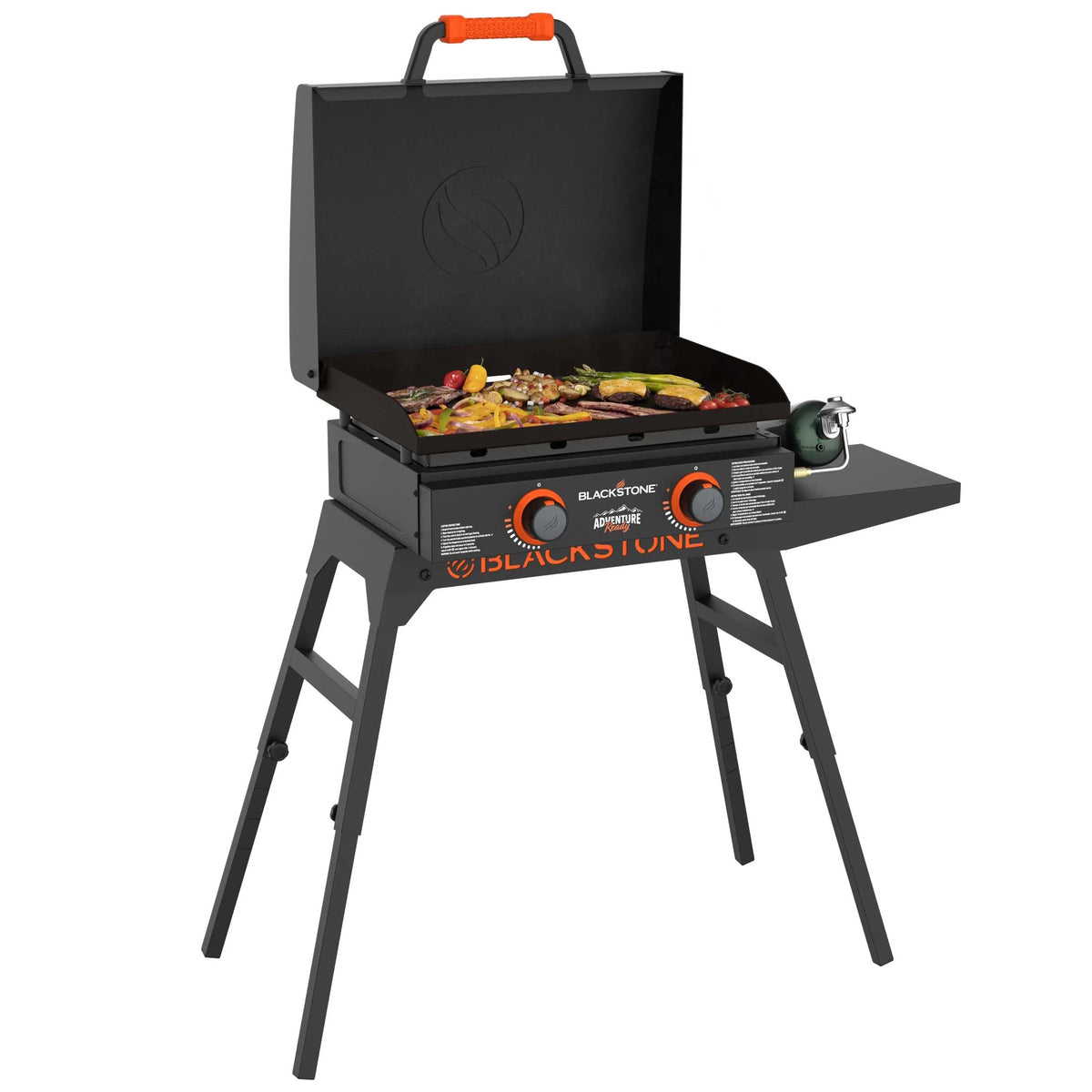 22 Propane Griddle with Stand and Adapter Hose F53715
