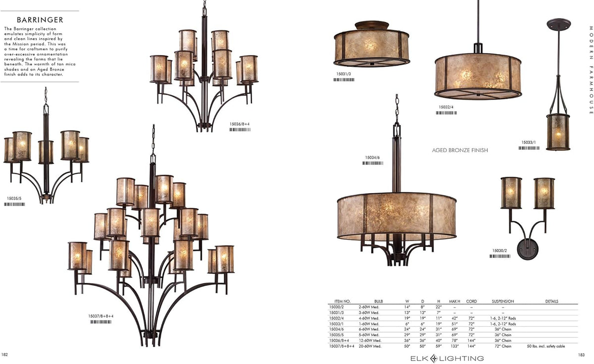6-Light Pendant F7206