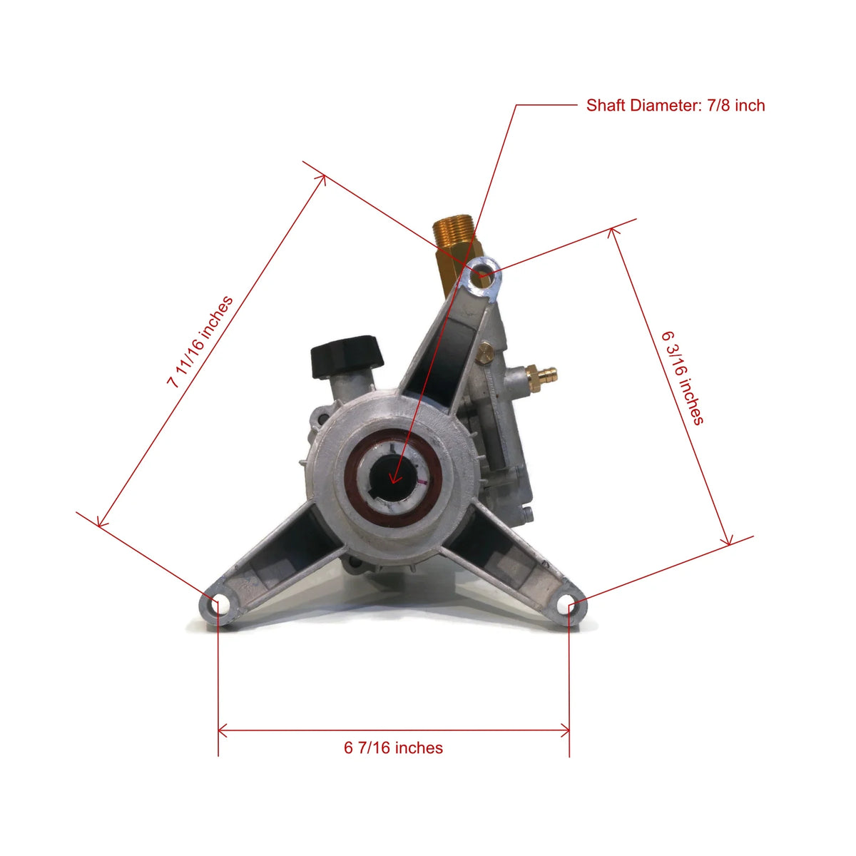 Pressure Washer 7/8" Shaft Water Pump B9943