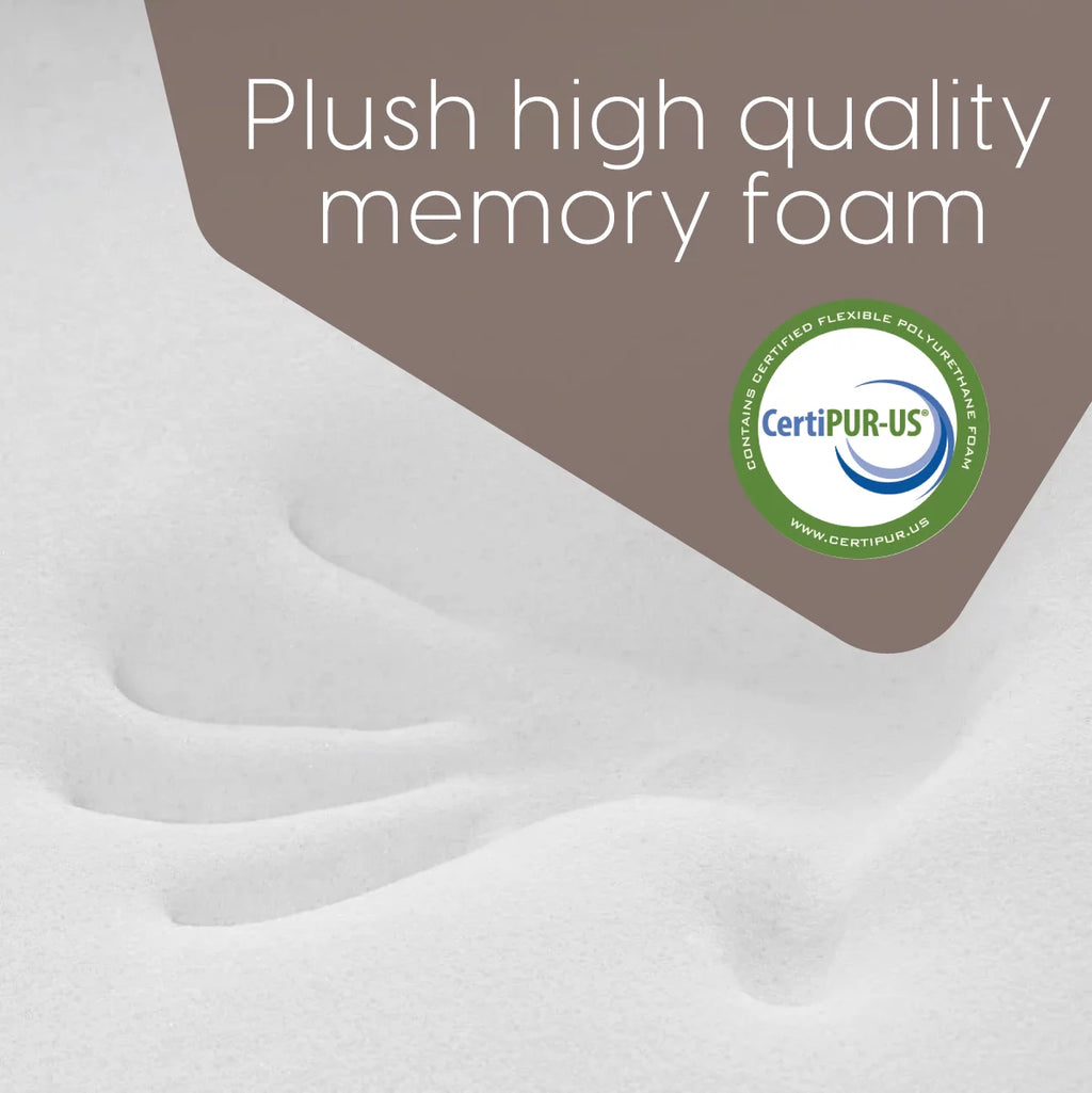 Queen Memory Foam Tri Folding Mattress with Waterproof Washable Cover H4577