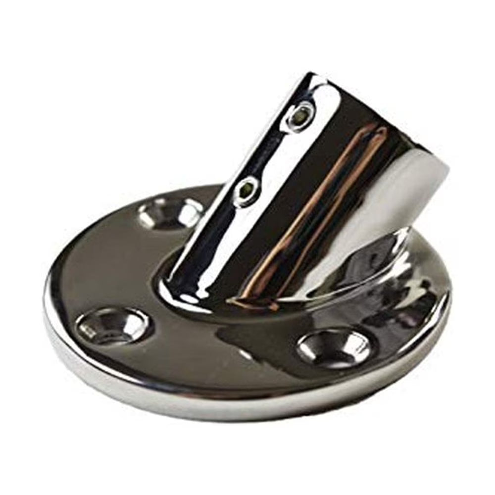 1'' Round Base 45 Degree Tube Base Boat Hand Railing Fittings L9331