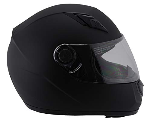 Matte Black Full Face Helmet T1357