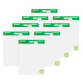 Super Sticky Easel Pads, 25 inch x 30 inch, 30% Recycled, White, Pack of 8 Pads L103018