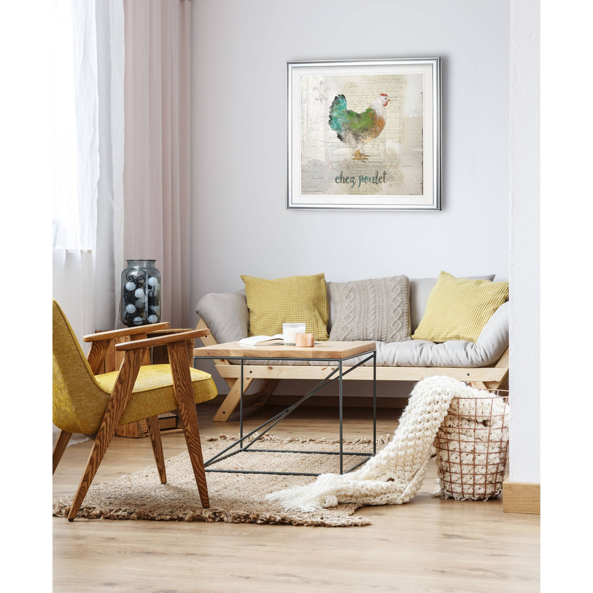 Framed Giclee Print 38 x 38 F28197