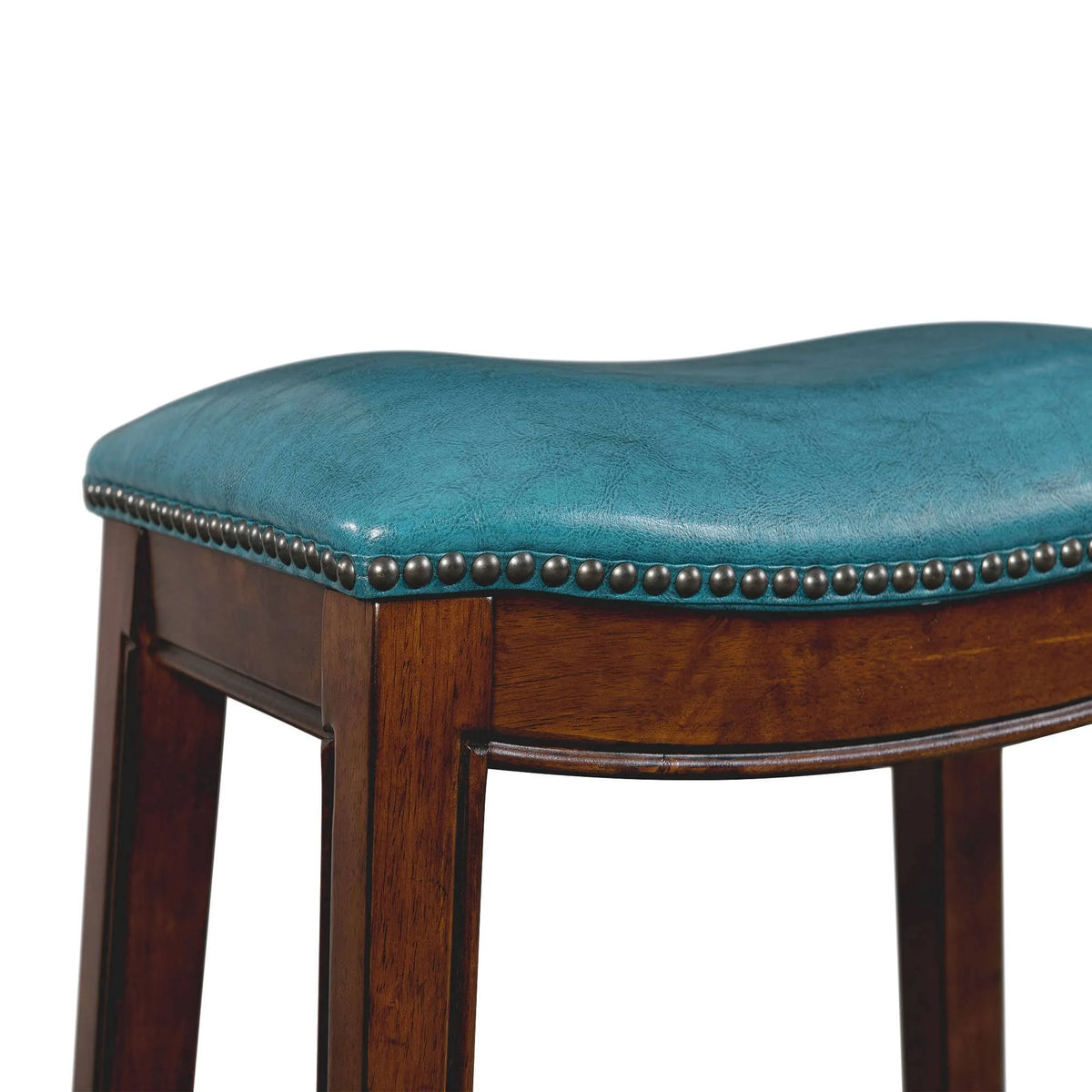 Blue Backless Bar Stool X12585