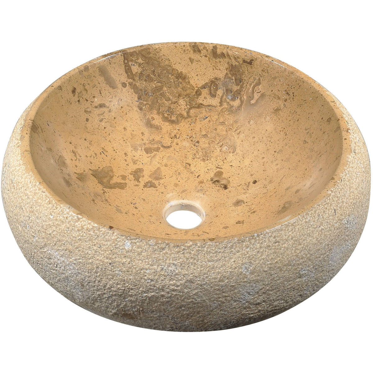 Classic Cream Marble Vessel Sink P5524