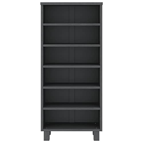 Light Gray Solid Wood Pine Media Cabinet H544863