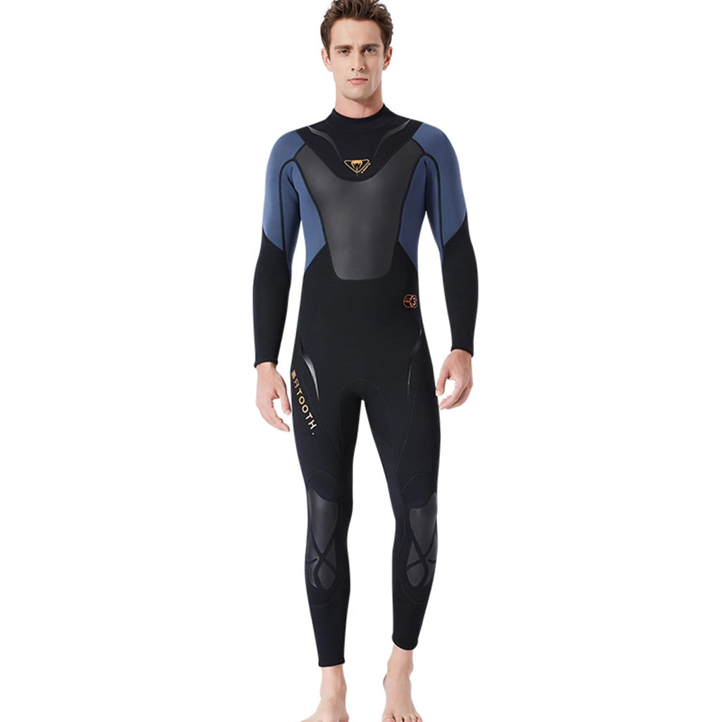 3mm Neoprene Full-body Wetsuit with Back Zipper P352