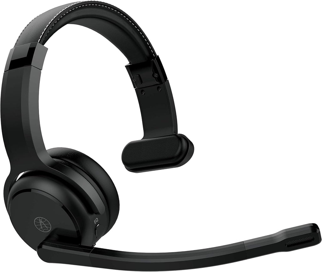 Black 2-in-1 Wireless Headset with Noise Cancellation L150