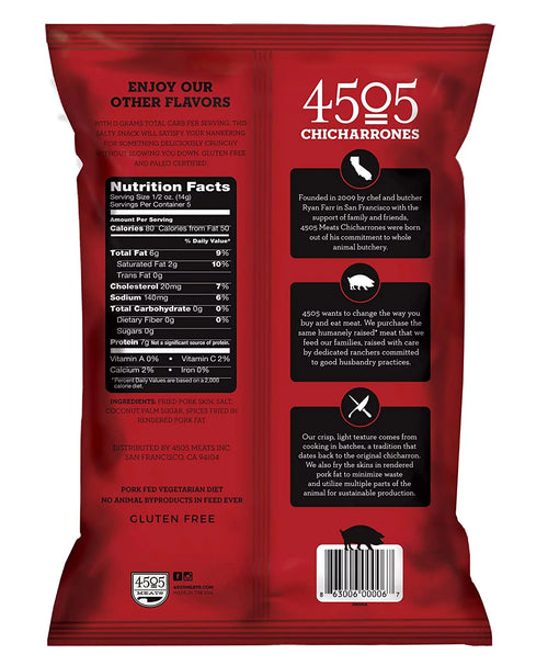 2.5 oz Pack of 3 Fried Pork Rinds D7309