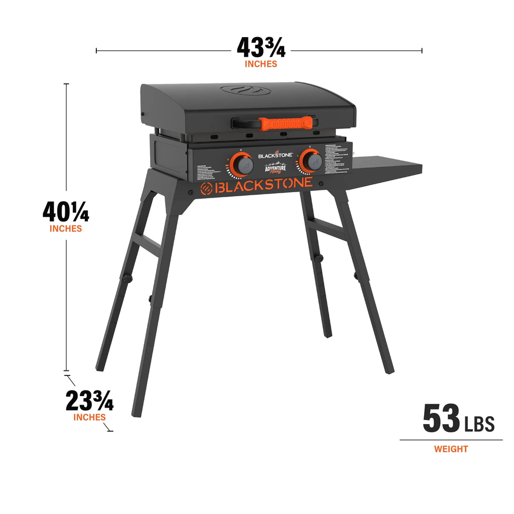 22 Propane Griddle with Stand and Adapter Hose F53715
