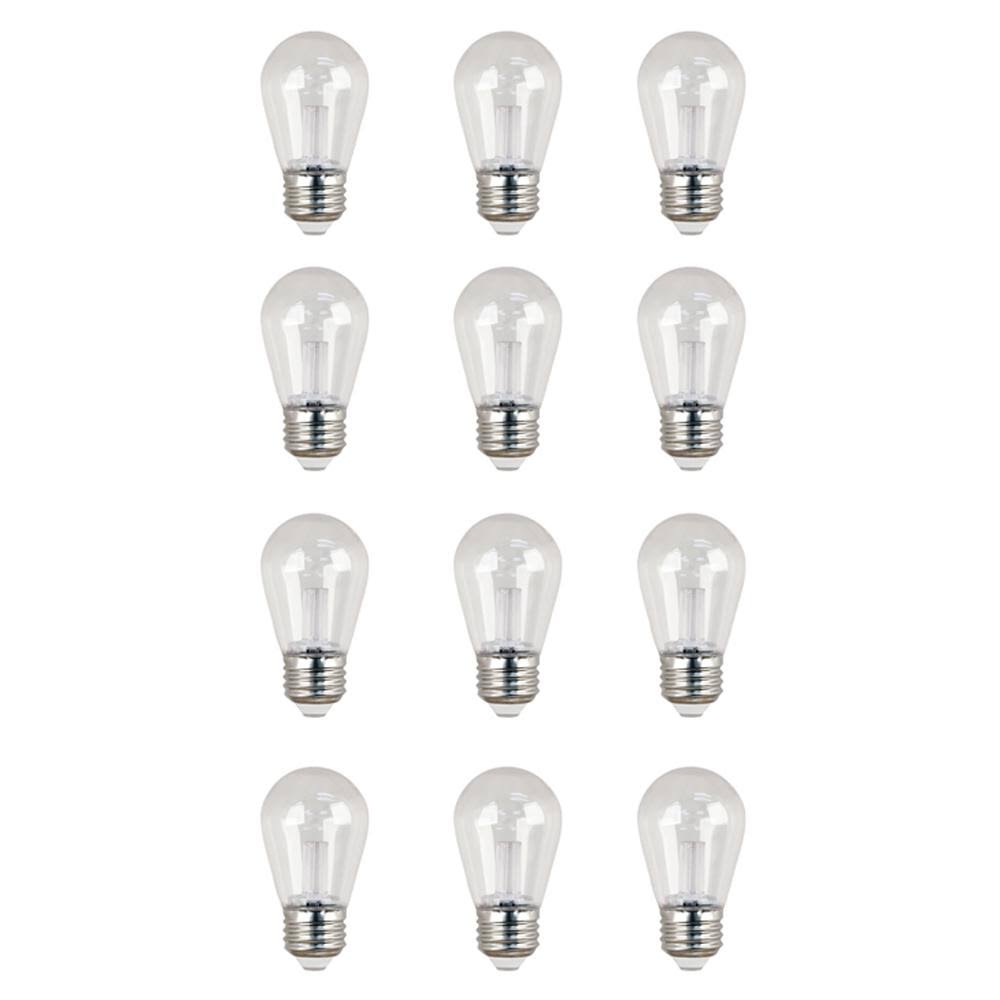 Warm White S14 LED Sign Light Bulb 12-Pack S430