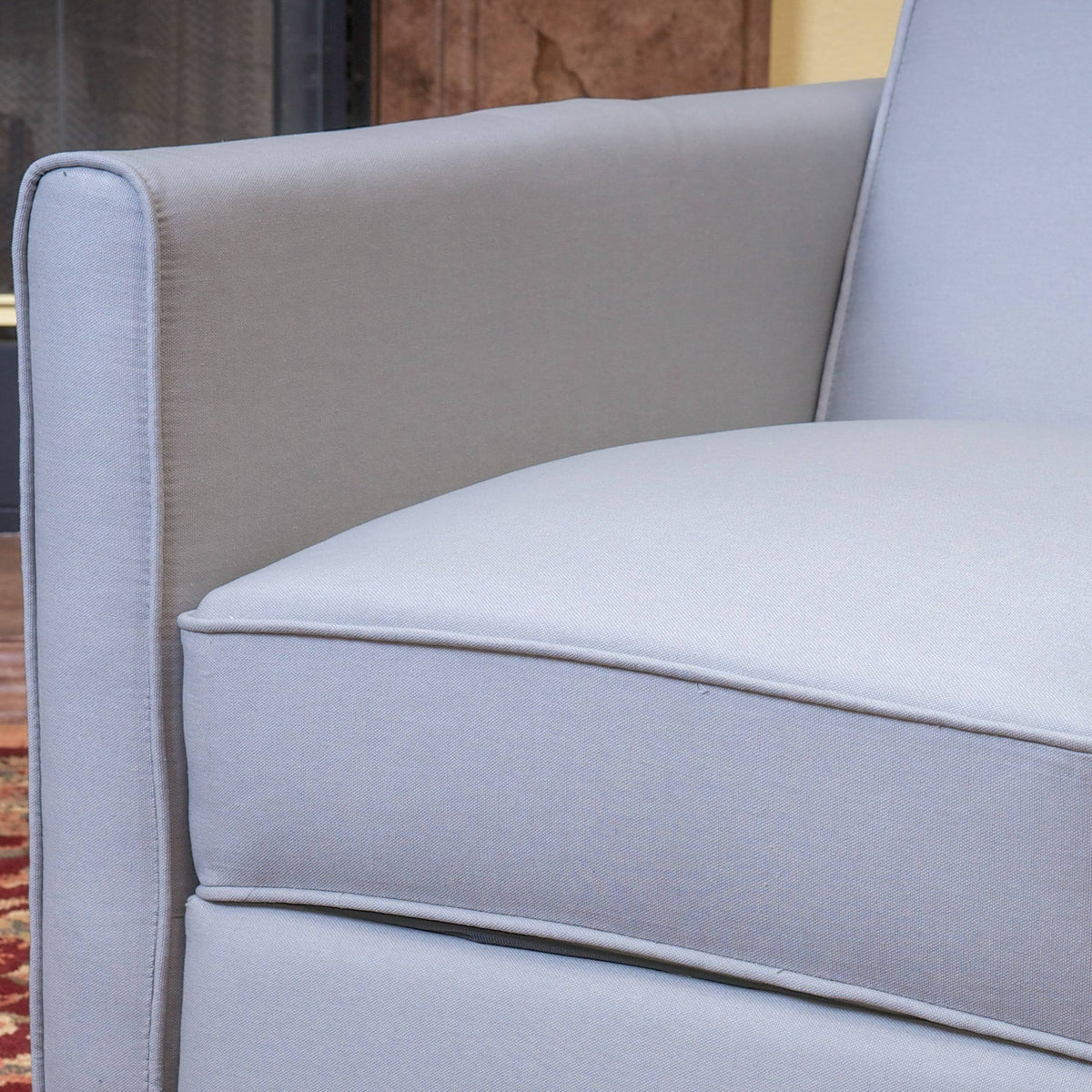 Grey Fabric Club Chair A9464