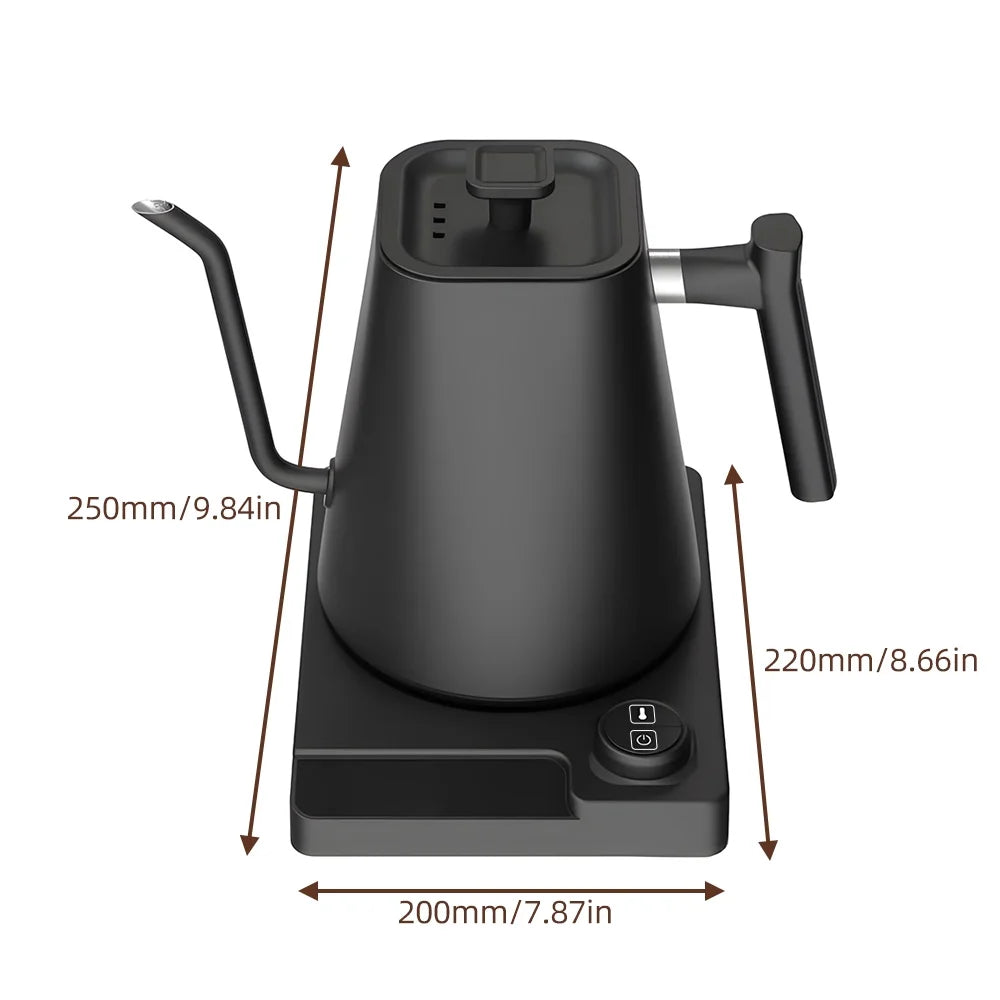 Electric Kettle Temperature Control Pour-Over Kettle 1.0L S2603