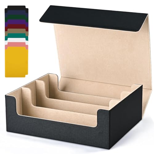 1800+ PU Leather Magnetic Card Storage Box Z756