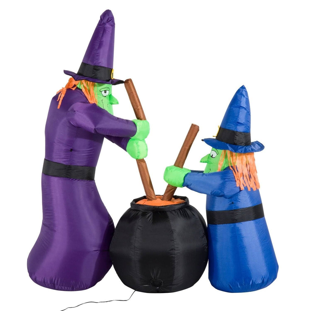 Inflatable Halloween Decoration with Cauldron B17116