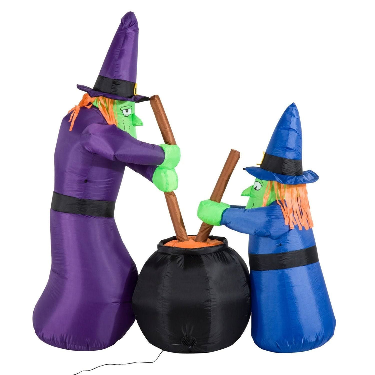 Inflatable Halloween Decoration with Cauldron B17116