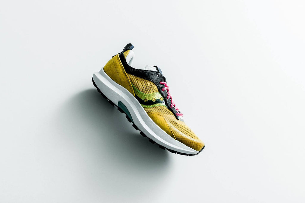 Yellow Blue Saucony Jazz Hybrid Shoes T77050