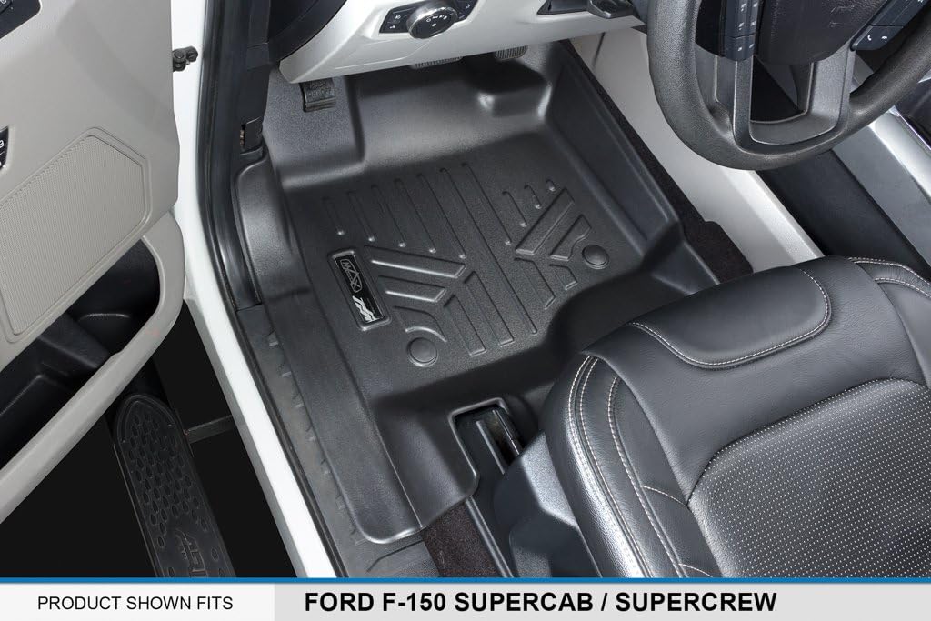 Custom Fit Floor Mats 2 Row Liner Set Black R54536