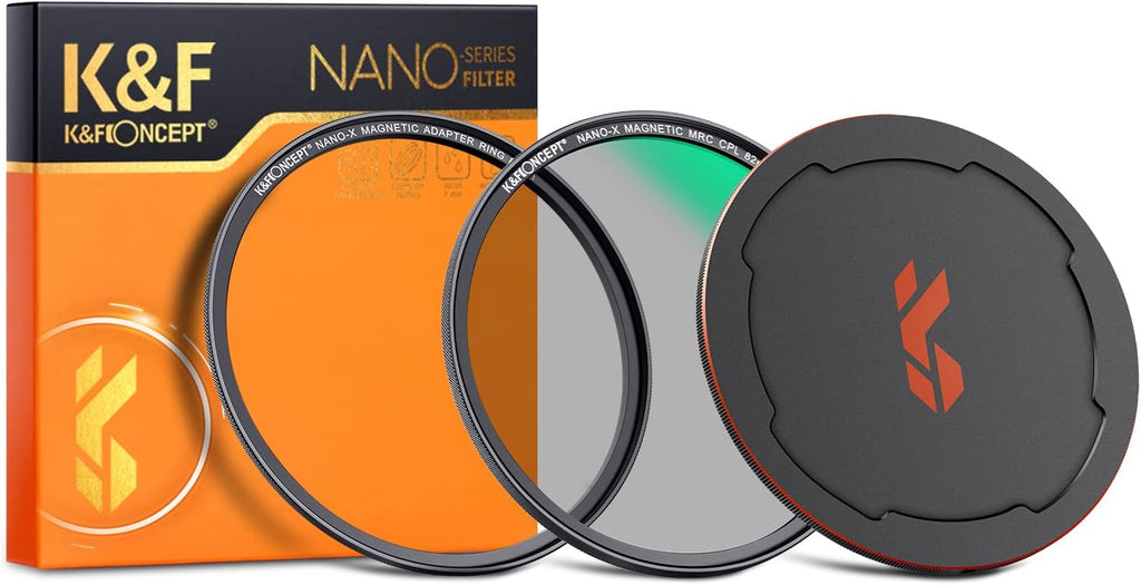 55mm Circular Polarizing Filter Kit with Adapter Ring and Lens Cap T17080
